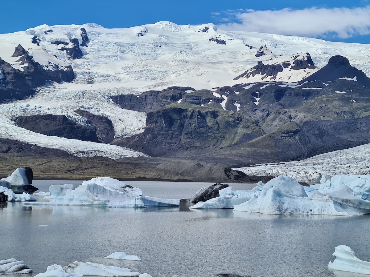 Glacier ice shelf 照片 1